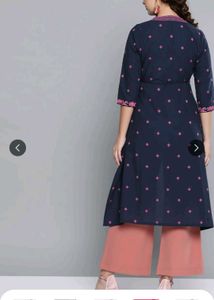 Navy Blue And Maroon 2 Set Of Kurtas
