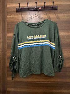 Green Los Angeles Graphic T-Shirt