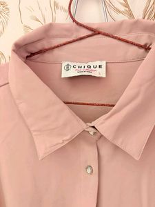 Stylish dusty Pink oversize shirt