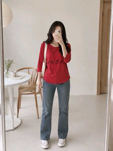 Relaxed red Graphic Tee