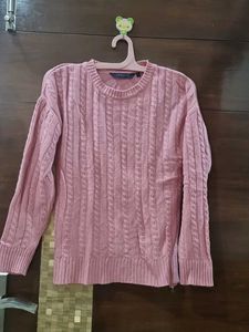 Pink Knitted Sweater