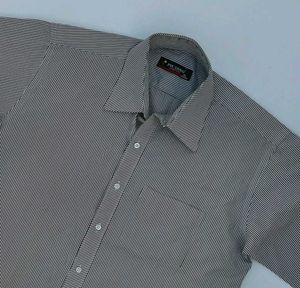 Striped Shirt with 'To Be Ballin' Graphic