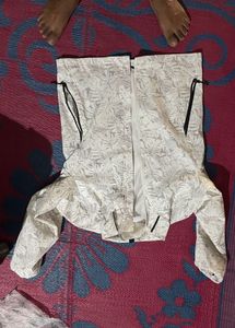 Stylish Leaf Print Jacket