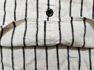 Striped Button-Up Camisole Top