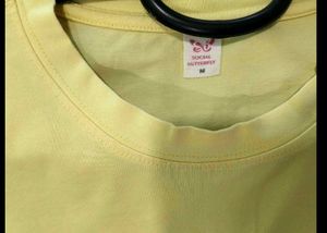 fresh branded oversized tshirt Yellow
