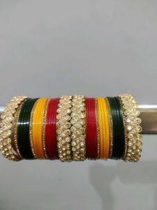 Charming Multi-Color Bangles (plastic chuda)