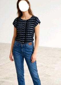 Co-Ord set Jeans with T-shirt