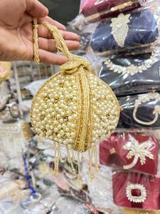 Beaded Clutch  POTLI BAG PREMIUM QUALITY AT SALE