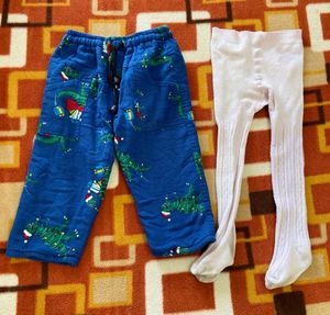 Warm Pants &amp; Tights Set 2 years