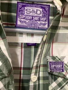 Superdry Plaid Button-Up Shirt