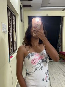 Floral Print Bodycon Maxi Dress