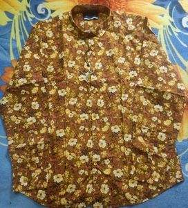 Men's Floral Print Casual Shirt