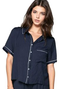 Comfy Navy Pajama Top