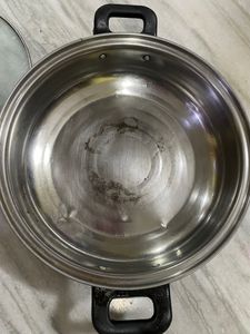 Induction Chula Frying Pan Kadhai With Glass Cover