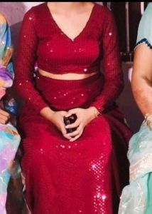 Sparkling Maroon Lehenga Choli