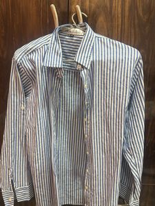 Zara Classic Blue Striped women’s Shirt
