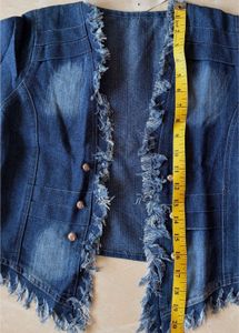 Fringed Denim Jacket