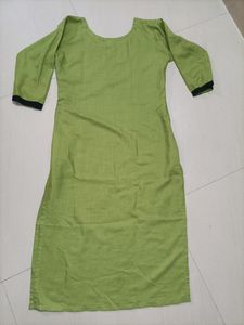 Mehandi Color Kurti