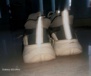 Imported Shoes White Black Combination