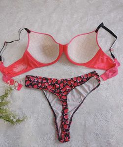 Victoria Secret Uplift Semi Demi Bra With Panty Se
