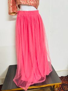 Pink Ethnic Skirt