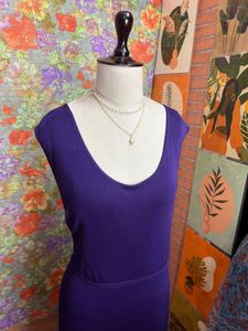 Elegant Purple Maxi Dress