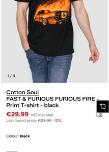 🌟Fast &amp; Furious fire Graphic T-Shirt💨