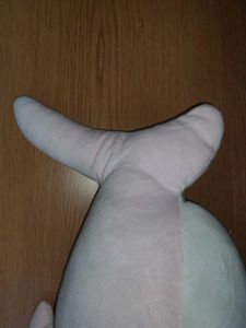 pink shark plush toy