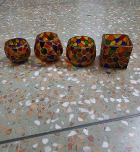 Glass Candle Holders