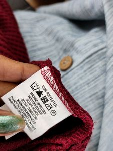 Maroon Long Shrug (Women's)