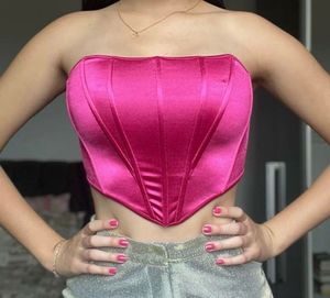 Hot Pink Corset Top