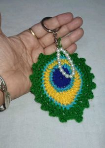 Cute Crochet Sunflower Keychain