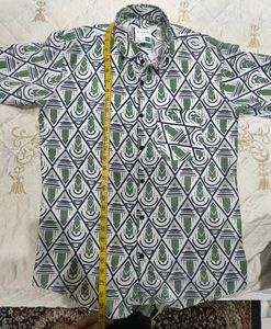 Patterned Button-Down Shirt