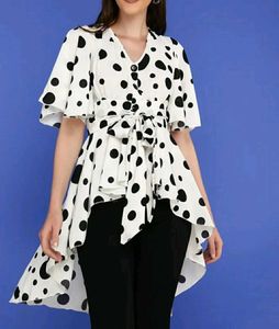 🐼Polka Dot Flared Mini Dress