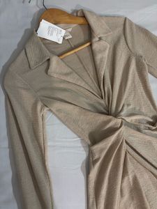 H&amp;M Brand New Twisted Front Collar Neck Dress