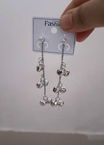 Dangle Heart Drop Earrings