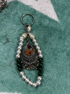 Pearl Beaded Keychain only 2 piece
