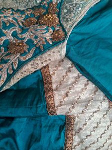 Teal Anarkali Dress