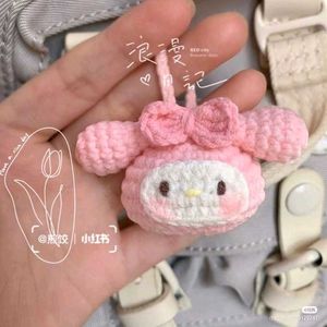Handmade Crochet My Melody Keychain