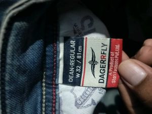 Dagerrfly Men's Blue Denim Jeans