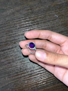 Wire Wrapped Amethyst Ring