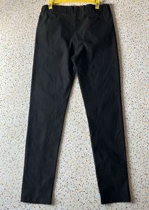 Elegant Black Casual Pants (stretchable)