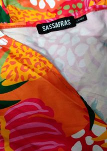Vibrant Tropical Print Jumpsuit