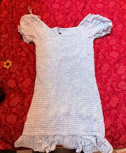 👗 Summer Cute Blue gingham dress👗