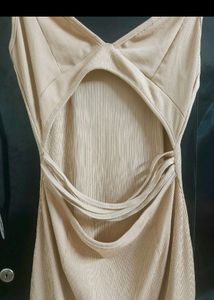 Beige Dress