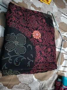 Beautiful Saree In Black 🖤 Colour