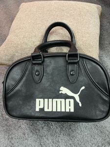 Puma Black Mini Duffle Bag