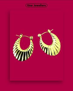 Golden Hoop Earrings