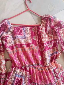 Bohemian Print Maxi Dress