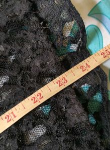 Black Floral Lace Shirt
